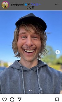 グレン・パウエルのインスタグラム＠glenpowellより