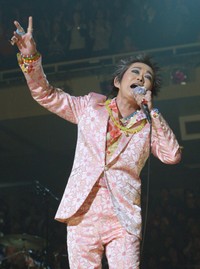 2008年２月10日、闘病生活からの復活ライブを日本武道館で行った忌野清志郎さん