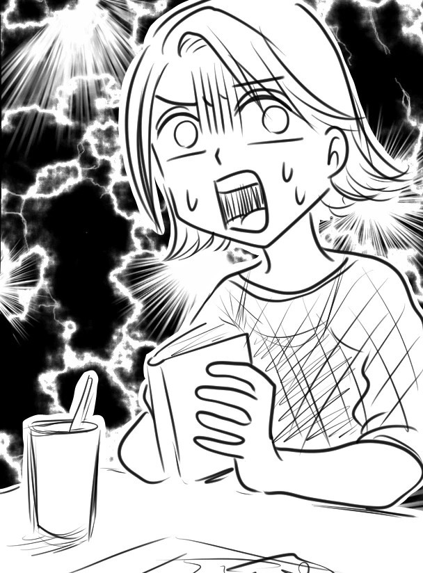 急に飛び出す衝撃的なひと言！（はるな鈴さん提供）