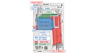 高松市立中央駐車場　5月22日からの駐車可能区域　提供：高松市