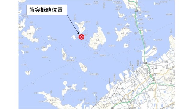 プレジャーボート同士が衝突　乗船者の救急搬送なし　香川・丸亀市手島沖