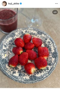 久慈暁子アナのインスタグラム＠kuji_akikoより