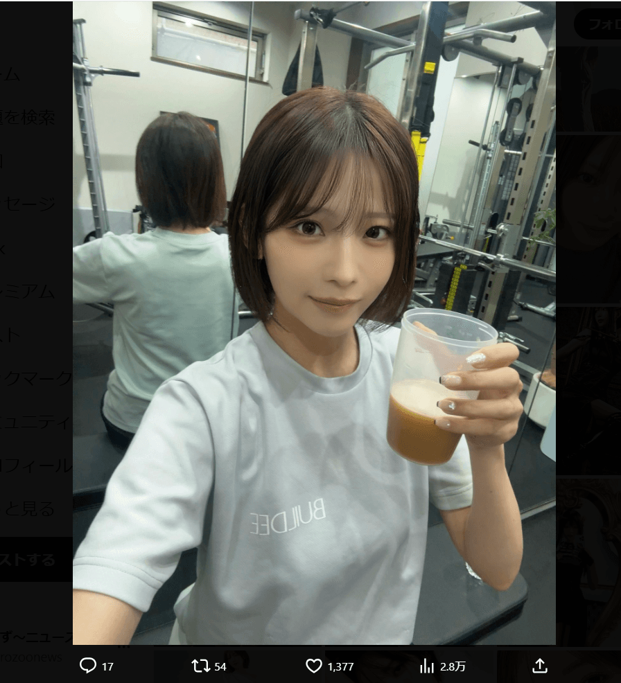 早瀬あやのX（@hayase_aya）より