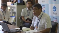 岡山市教育委員会が開いた臨時の校長会