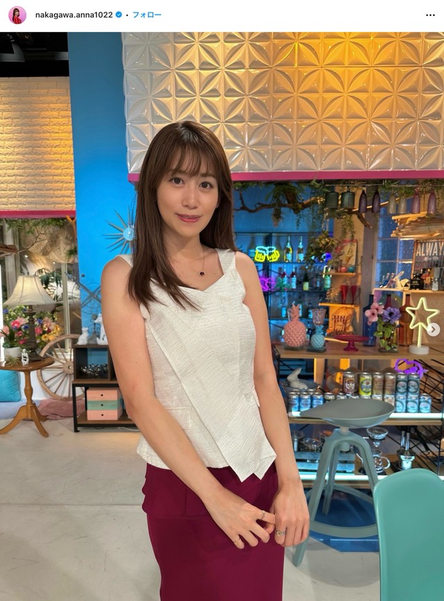 中川安奈さん（本人のインスタグラムから）