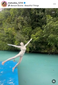 松岡凛インスタグラム(@matuoka_1214)より