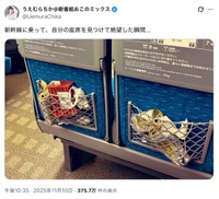 うえむらちかさん「新幹線に乗って、自分の座席を見つけて絶望した瞬間…」（本人の公式Xから）