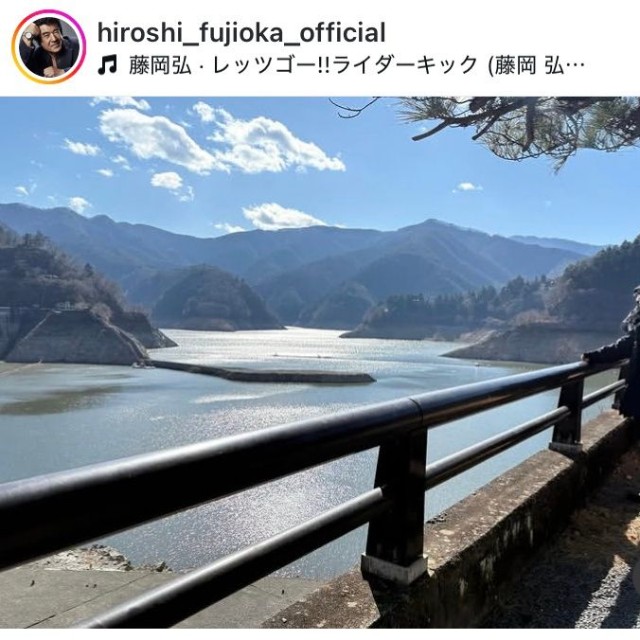 藤岡弘、インスタグラム＠hiroshi_fujioka_officialより