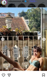 田中美久のインスタグラム＠mikumonmon_48より