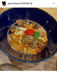 佐藤仁美インスタグラム＠sato.hitomi.19791010より