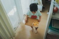ああ！落ちそう！でも我慢して見守るのが大切（umi.さん提供）