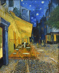 フィンセント・ファン・ゴッホ 「夜のカフェテラス」 （1888年）