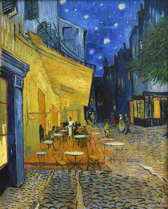 フィンセント・ファン・ゴッホ 「夜のカフェテラス」 （1888年）