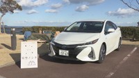 トヨタカローラ香川が行った車の電気を使用する実証実験（香川・さぬき市　20日）