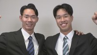 幼なじみが揃ってプロ野球へ…阪神、ヤクルトから上位指名の岡山市出身2選手　今年に懸ける思いは