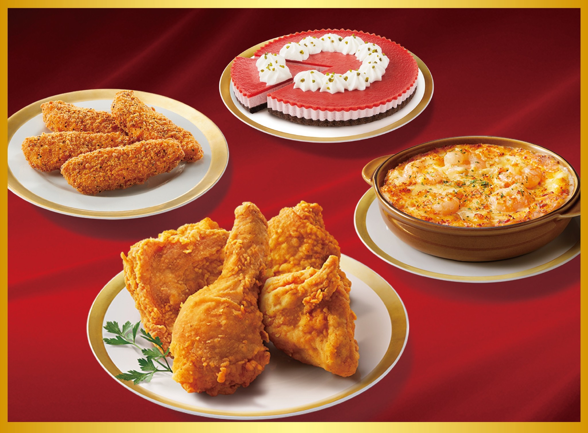 ケンタッキーのクリスマスキャンペーン、創業50周年の絵皿の裏には… 11