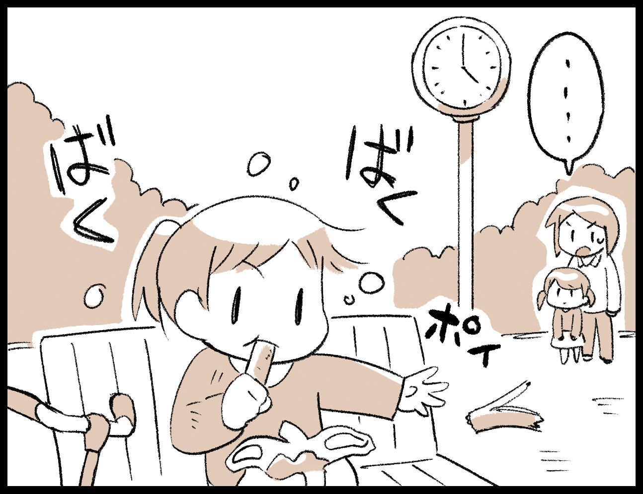 娘がコンビニで買ったお菓子を奪って逃走！その後、見かけたAちゃんの様子に衝撃 困った近所の放置子トラブル｜まいどなニュース