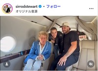 ロッド・スチュワートのインスタグラム@sirrodstewartより