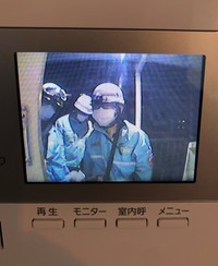 今度は救急隊員が…（テト２號さん提供）