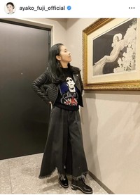 藤あや子インスタグラム＠ayako_fuji_officialより