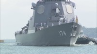 海自の護衛艦「きりしま」寄港（サンポート高松　2019年）