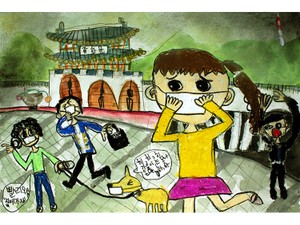 サムギョプサルを頰張れど……スモッグに困惑するソウル市民