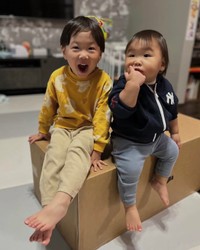 今年もサンタさんきてくれるかな？ツリーを飾った日（提供：@ikukyu_vlogさん）
