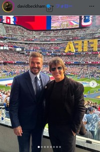 デヴィッド・ベッカムのインスタグラム＠davidbeckhamより