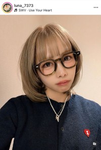 仲川瑠夏インスタグラム（＠luna_7373）より