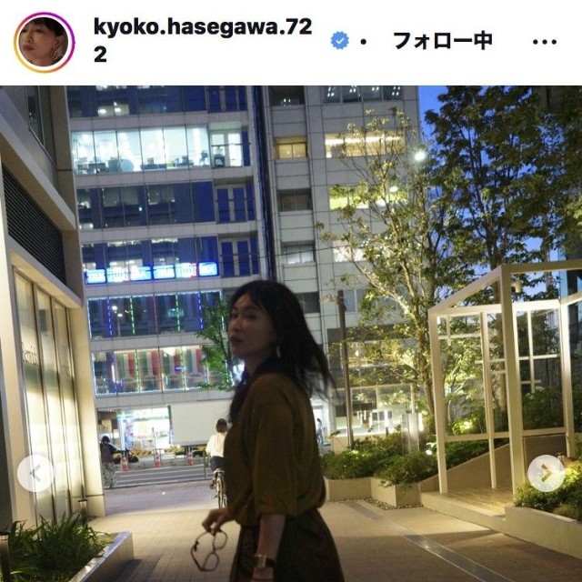 長谷川京子のインスタグラム＠kyoko.hasegawa.722より