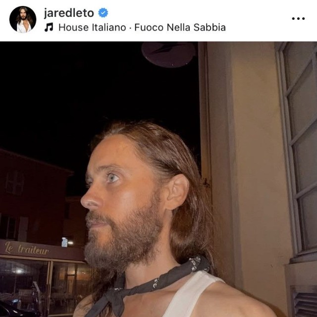 ジャレッド・レトのインスタグラム＠jaredletoより