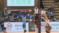 SVリーグ女子第3節　岡山シーガルズ 対 東レアローズ滋賀　シゲトーアリーナ岡山　25日