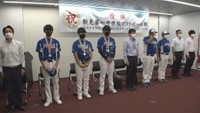 新見第一中学校ソフトボール部が全国大会で優勝
