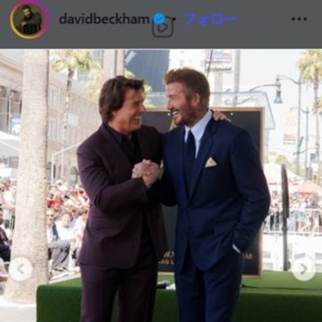 デヴィッド・ベッカムのインスタグラム＠davidbeckhamより
