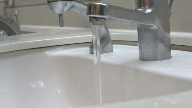 水圧を弱めた洗面所