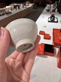 十分杯には、こんな穴があいています（提供：菊水酒造）