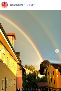 ベラ・ハディッドのインスタグラム@bellahadidより