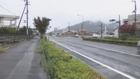 追突の現場　高松市中間町