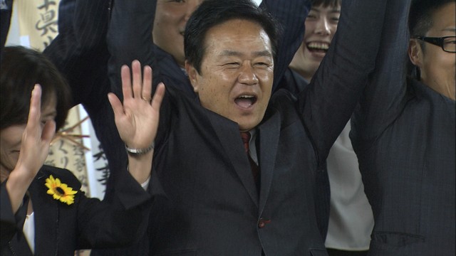 岡山・浅口市長選で現職の栗山氏が3選「稼げる浅口市を目指す」