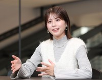 大仁田美咲アナウンサー（撮影・中田匡峻）