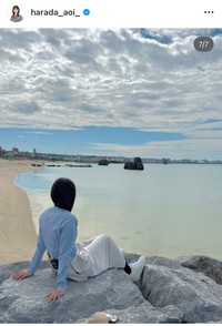原田葵アナのインスタグラム＠harada_aoi_より