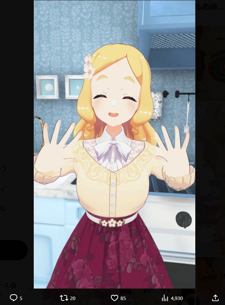 東雲めぐのX（@megu_shinonome）より