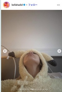 ベラ・ハディッドのインスタグラム@bellahadidより
