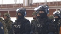 テロリストが国外から侵入した想定　岡山県警と自衛隊が共同訓練