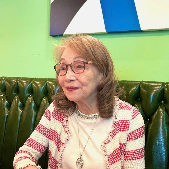孫や娘の服を借りることも／「91歳おしゃれグランマ」（@oshare_grandma）さん提供