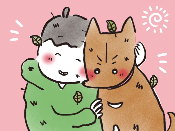 おおがさんとギー（おおがさん提供）