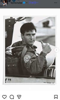 トム・クルーズのインスタグラム＠tomcruiseより