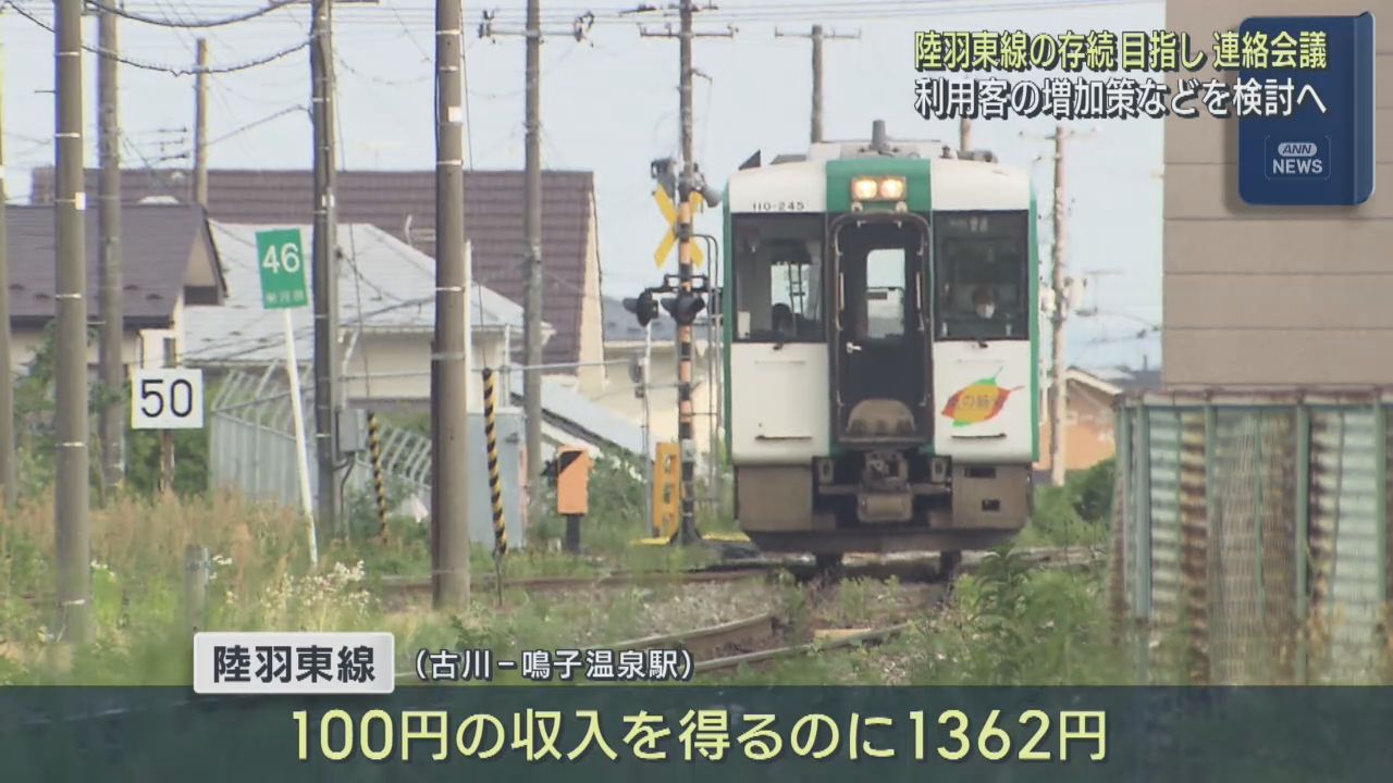 ＪＲ陸羽東線の存続に向けて　宮城県の沿線自治体が利用客増加を検討
