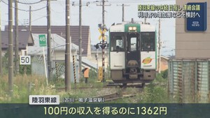 ＪＲ陸羽東線の存続に向けて　宮城県の沿線自治体が利用客増加を検討