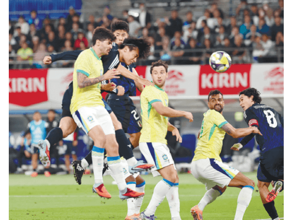 ついに勝ったよ！ブラジルに